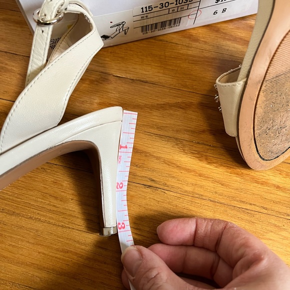 Nine West Embellished ‘Daisy’ heeled Sandals - Picture 6 of 7